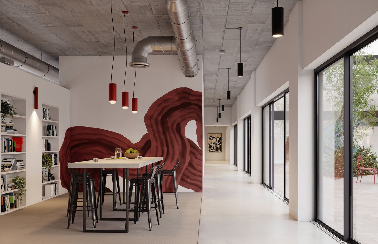 Office corridor